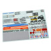 Planche de Stickers sponsors off-road - 1/10 - TAMIYA 54630