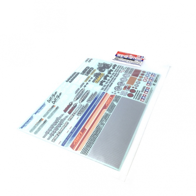 Planche de Stickers sponsors off-road - 1/10 - TAMIYA 54630