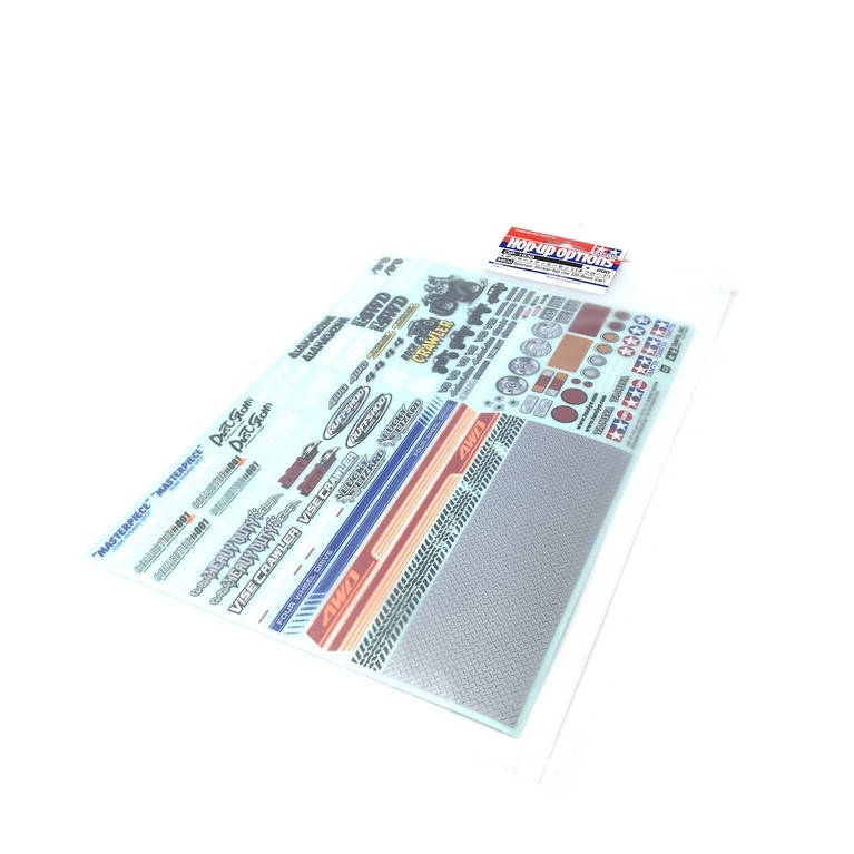 Planche de Stickers sponsors off-road - 1/10 - TAMIYA 54630