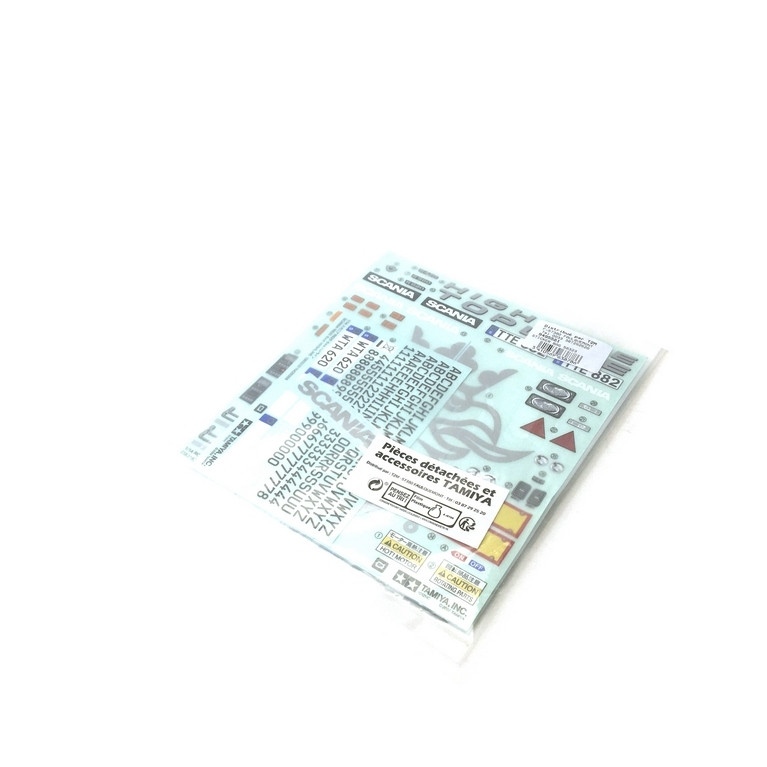 Planche de Stickers SCANIA R620 - 1/10 - TAMIYA 9495581