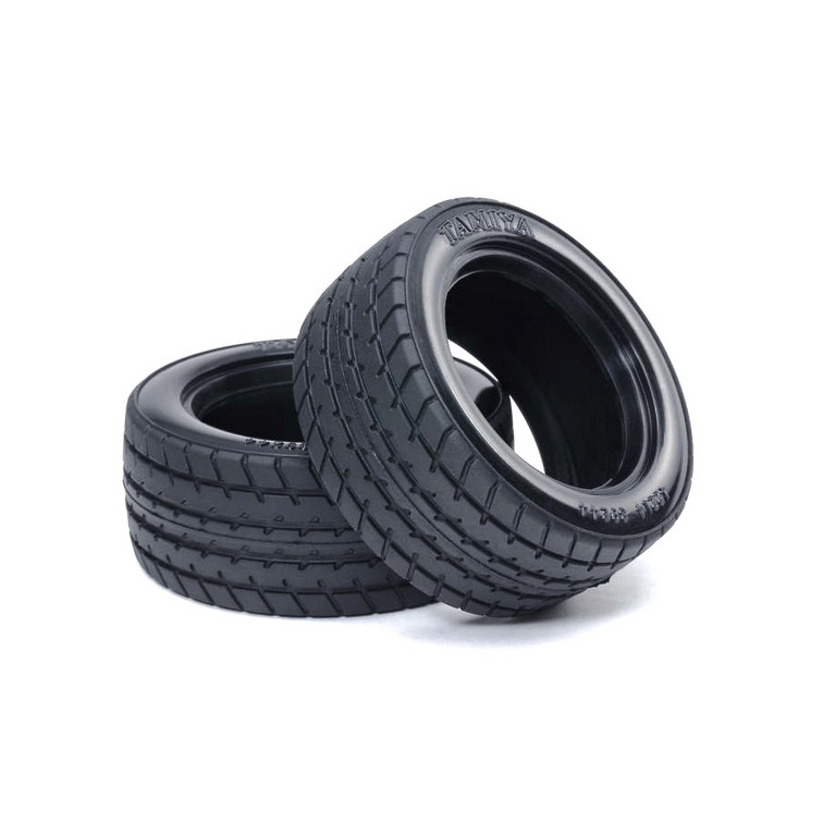 2 pneus M-Châssis 60D Hard - 1/10 - TAMIYA 54999