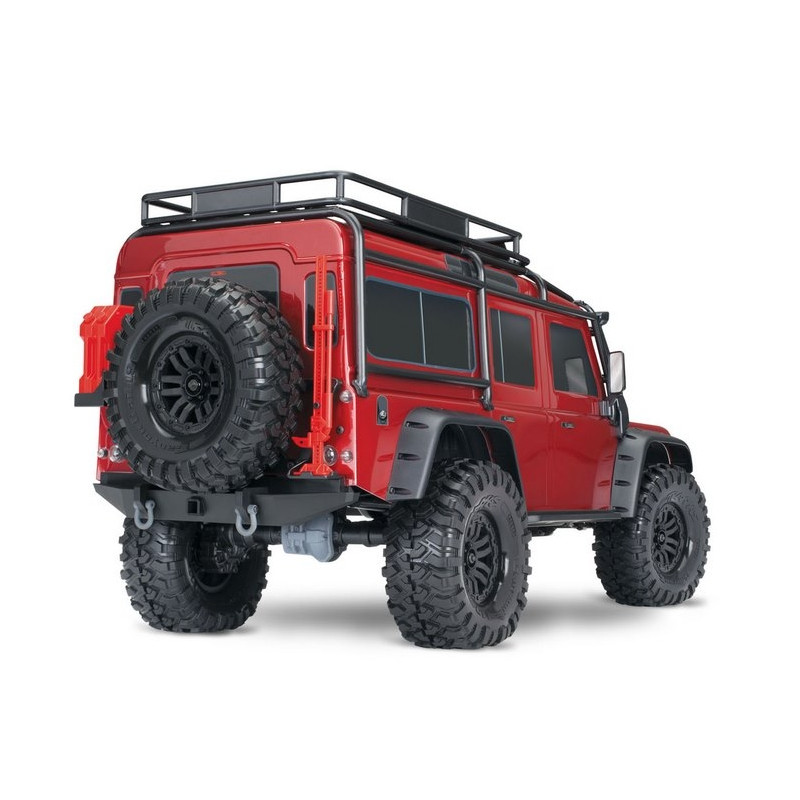 Land Rover Defender TRX-4 4WD Rouge-1/10-TRAXXAS TRX82056-4