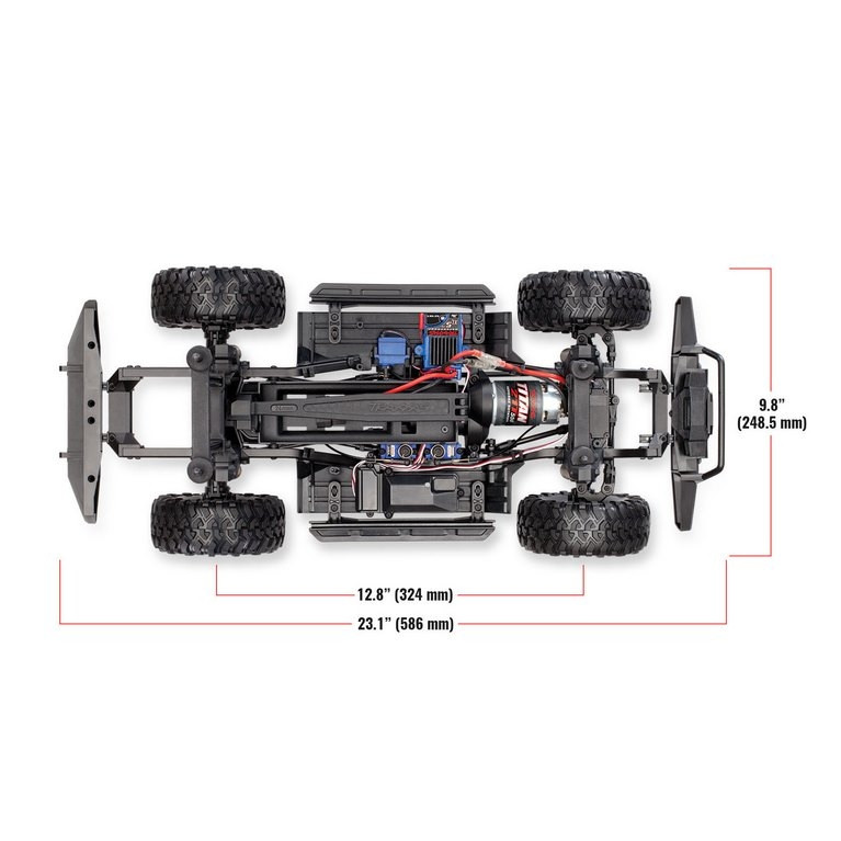 Land Rover Defender TRX-4 4WD Rouge-1/10-TRAXXAS TRX82056-4