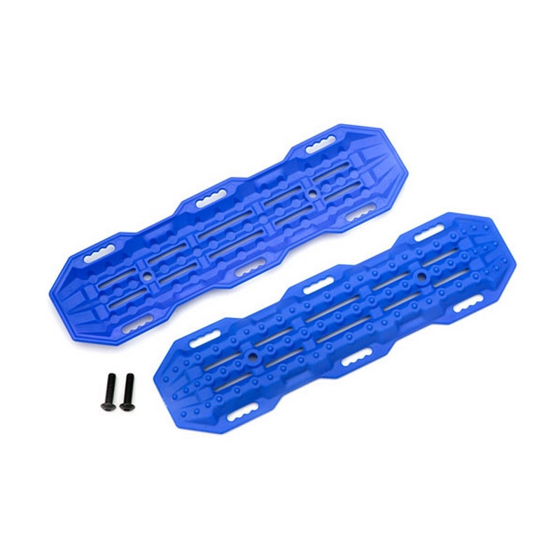 2 Panneaux de traction Bleus - 1/10 - TRAXXAS 8121X