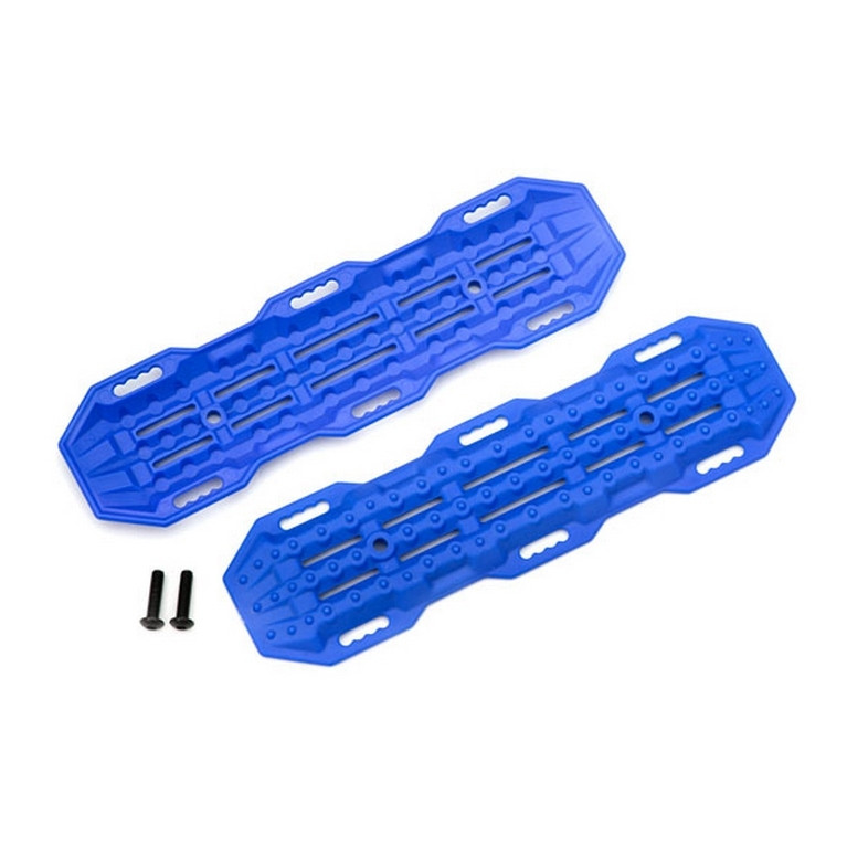 2 Panneaux de traction Bleus - 1/10 - TRAXXAS 8121X