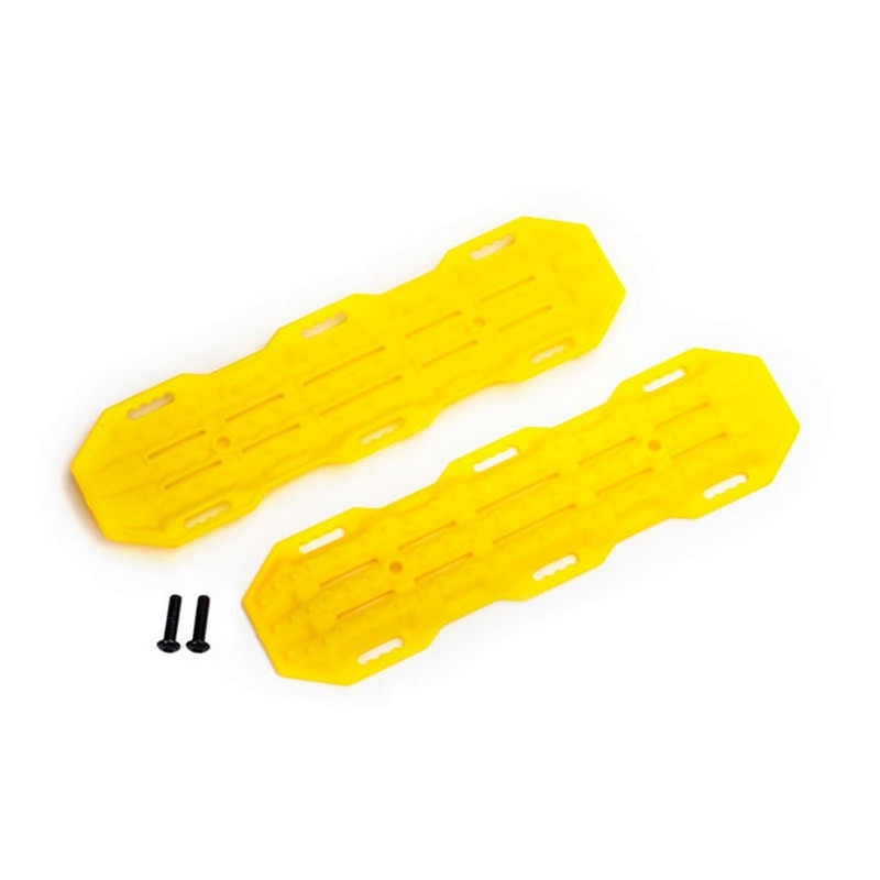 2 Panneaux de traction Jaunes - 1/10 - TRAXXAS 8121A