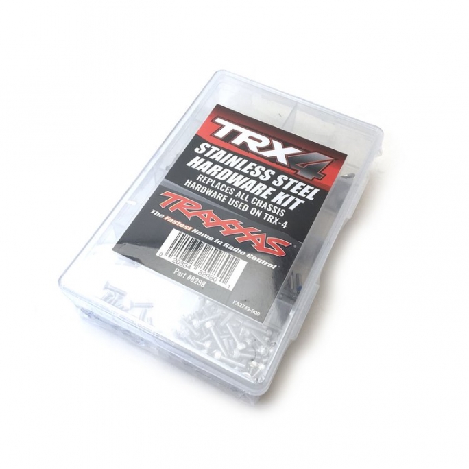 Boîte de Visserie complète pour TRX-4 (INOX) - 1/10 - TRAXXAS 8298