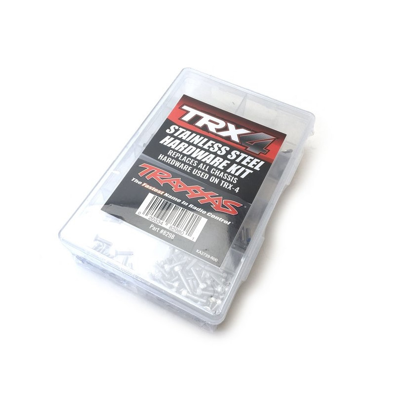 Boîte de Visserie complète pour TRX-4 (INOX) - 1/10 - TRAXXAS 8298