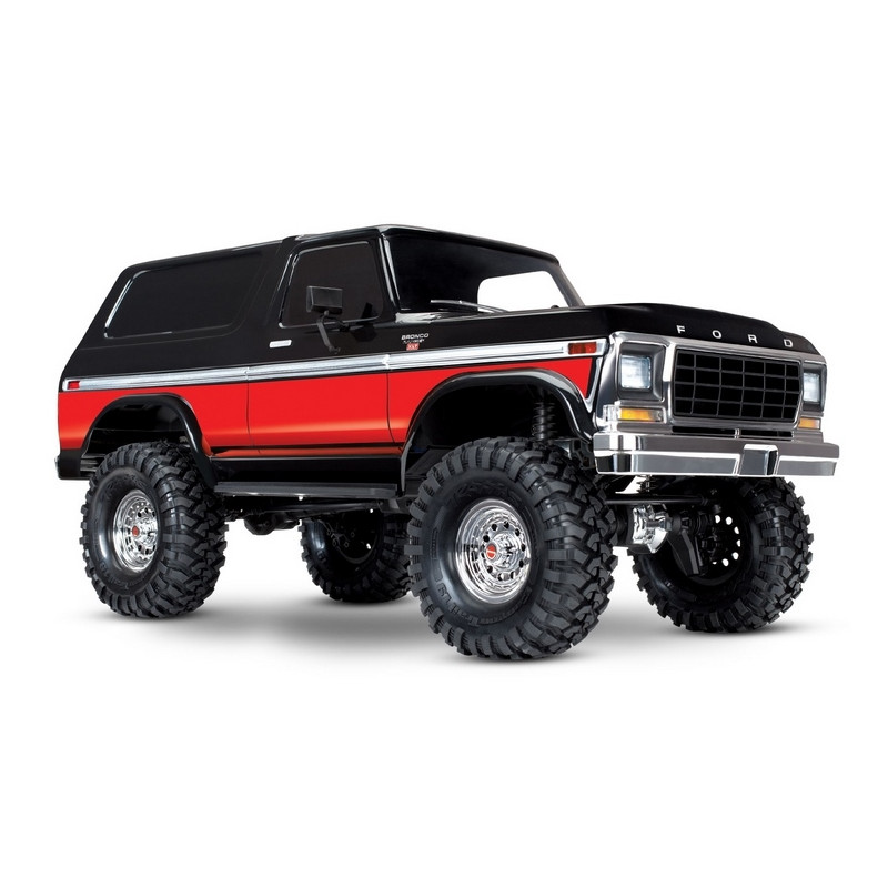 Ford Bronco Ranger XLT TRX-4 4WD Rouge-1/10-TRAXXAS 82046-4