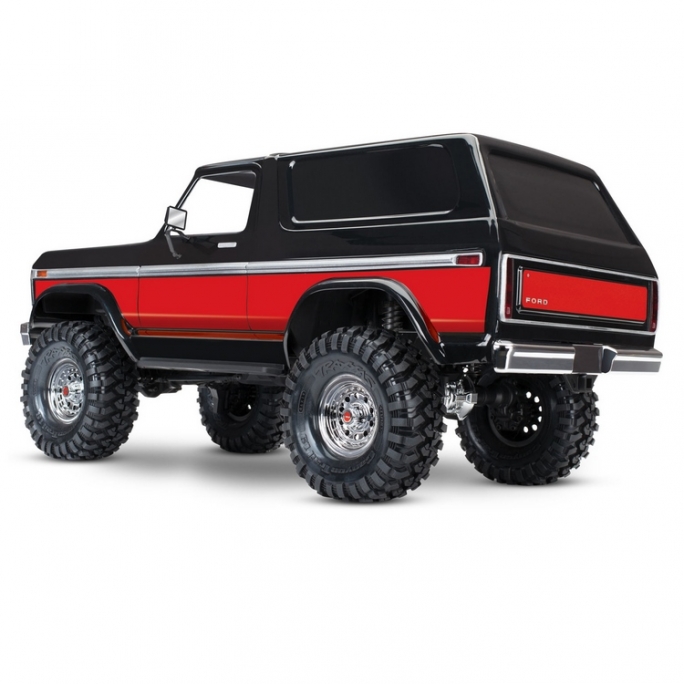 Ford Bronco Ranger XLT TRX-4 4WD Rouge-1/10-TRAXXAS 82046-4