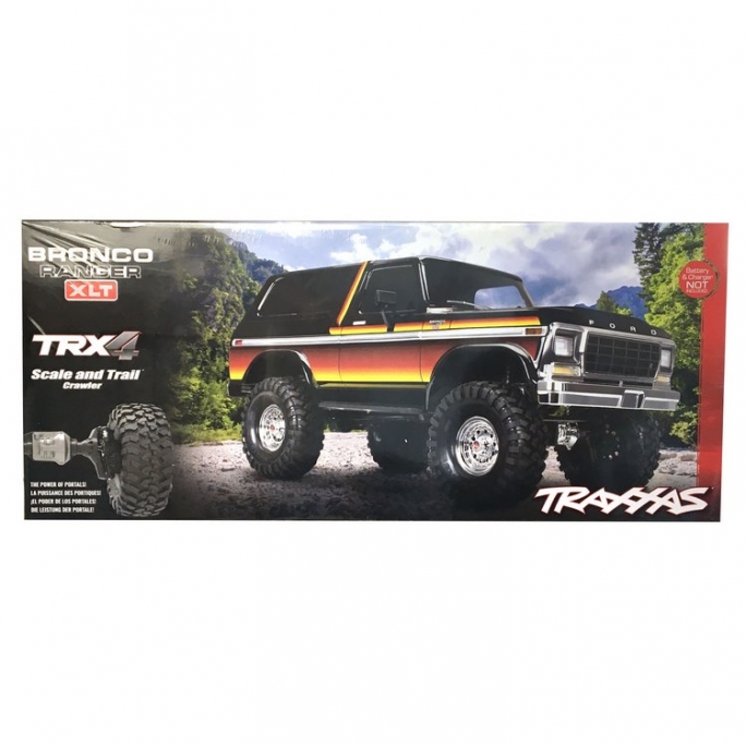 Ford Bronco Ranger XLT TRX-4 4WD Rouge-1/10-TRAXXAS 82046-4