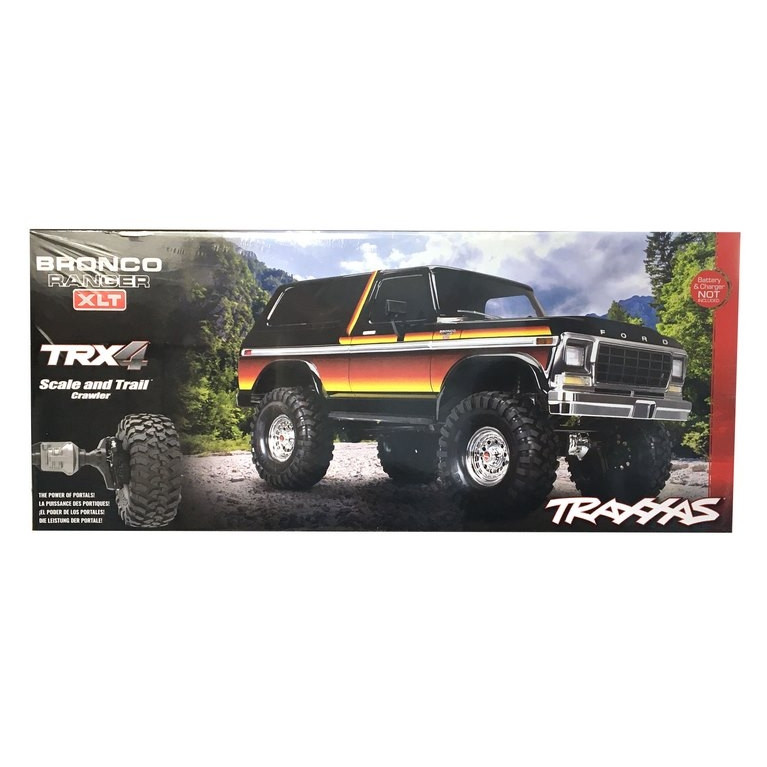 Ford Bronco Ranger XLT TRX-4 4WD Rouge-1/10-TRAXXAS 82046-4