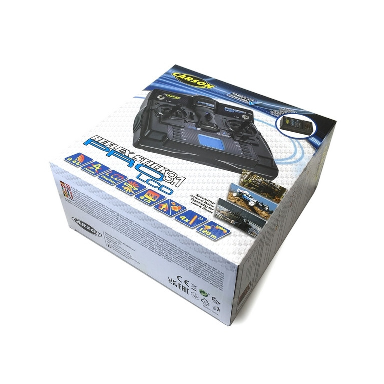 Radio 4 voies FS Reflex Stick Pro 3.1 2.4G - CARSON 500500085