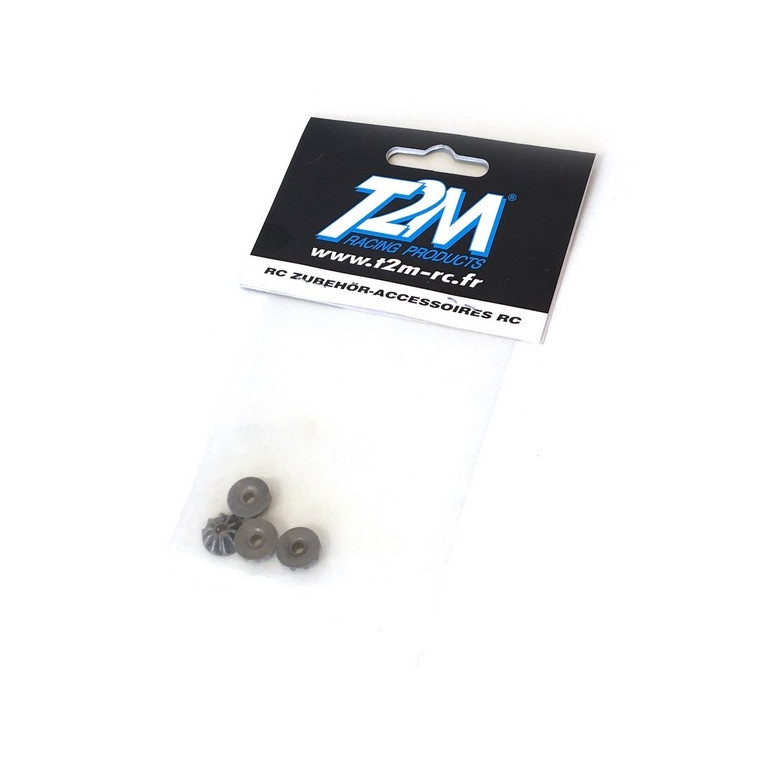 4 petits pignons de différentiel pour Pirate Rocker - 1/8 - T2M T4939/34