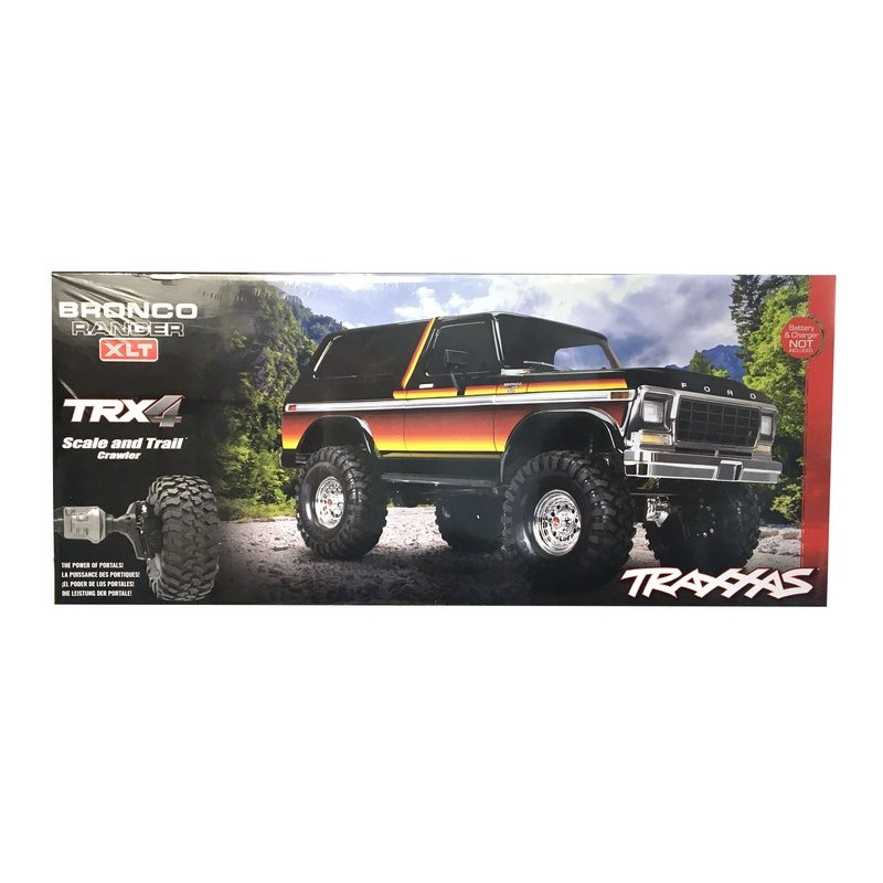 Ford Bronco Ranger XLT TRX-4 4WD Rouge-1/10-TRAXXAS 82046-4