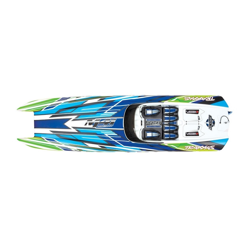 Offshore Catamaran DCB M41 - Power Boat Monocoque Brushless - TRAXXAS TRX57046-4