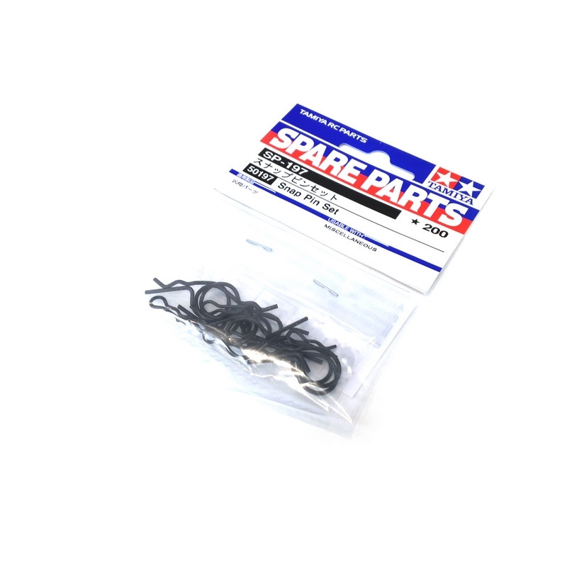 Set Attaches / Clips / Epingles - Pour Carrosserie - TAMIYA 50197