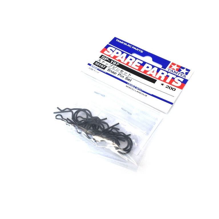 Set Attaches / Clips / Epingles - Pour Carrosserie - TAMIYA 50197