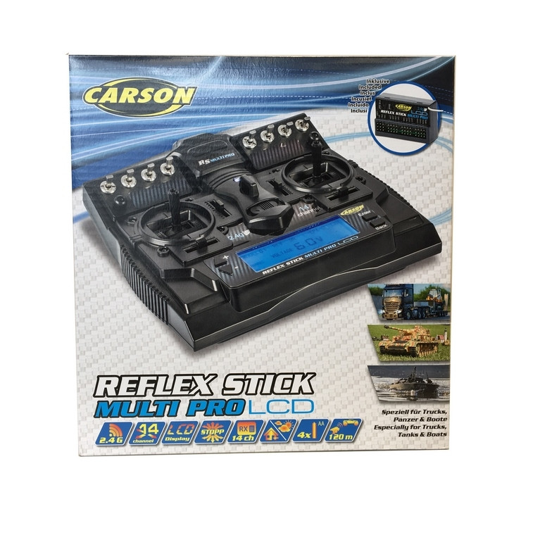 Radio FS Reflex Stick Multi Pro LCD 2.4G 14CH - CARSON 500501004