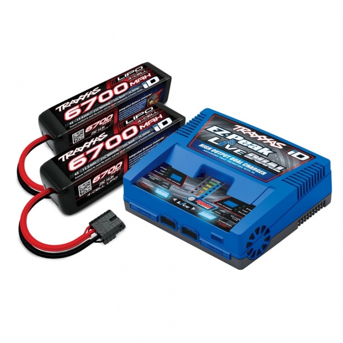 Pack Chargeur EZ-Peak Live ID + Accus 4S 14.8V-TRAXXAS 2997G
