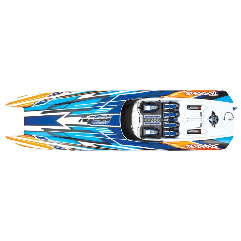 Catamaran M41 Power Boat Brushless Orange - TRAXXAS 57046-4O