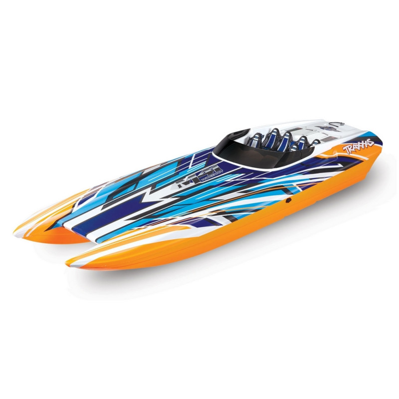 Catamaran M41 Power Boat Brushless Orange - TRAXXAS 57046-4O