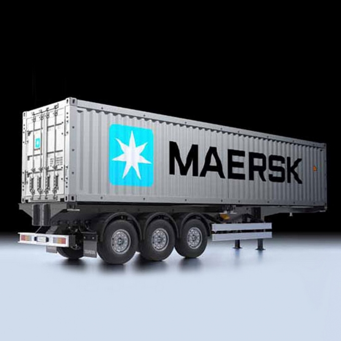 Semi-Remorque Container MAERSK - 1/14 - TAMIYA 56326