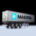 Semi-Remorque Container MAERSK - 1/14 - TAMIYA 56326