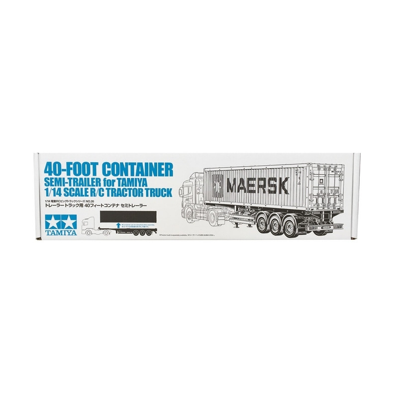 Semi-Remorque Container MAERSK - 1/14 - TAMIYA 56326