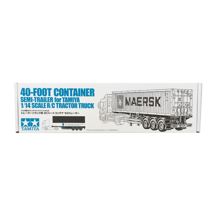 Semi-Remorque Container MAERSK - 1/14 - TAMIYA 56326