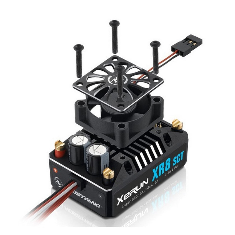 Variateur XeRun XR8 SCT 140A - 1/10 - HOBBYWING HW30113301