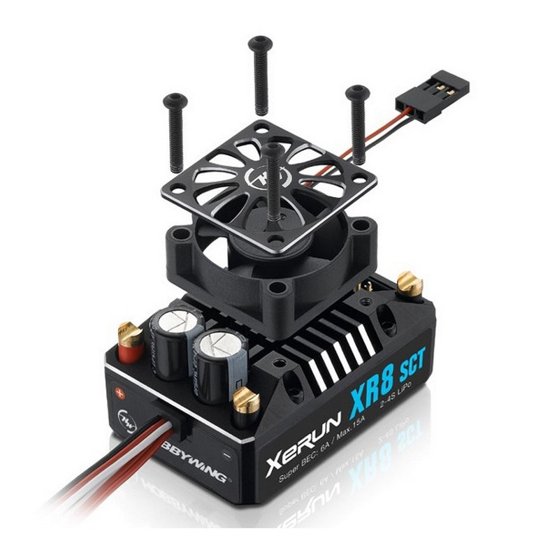 Variateur XeRun XR8 SCT 140A - 1/10 - HOBBYWING HW30113301