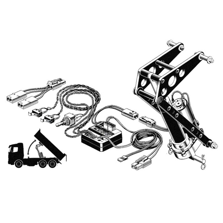 Système élévateur de Benne - 1/14 - TAMIYA 56545