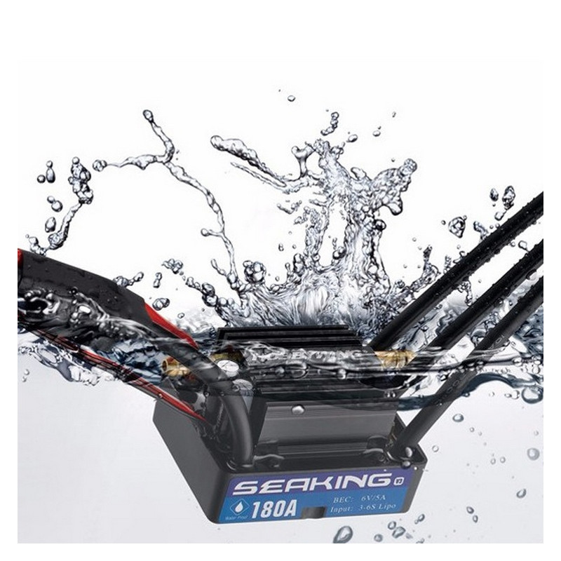 Variateur Seaking 180A V3 - 1/10 - HOBBYWING HW30302401
