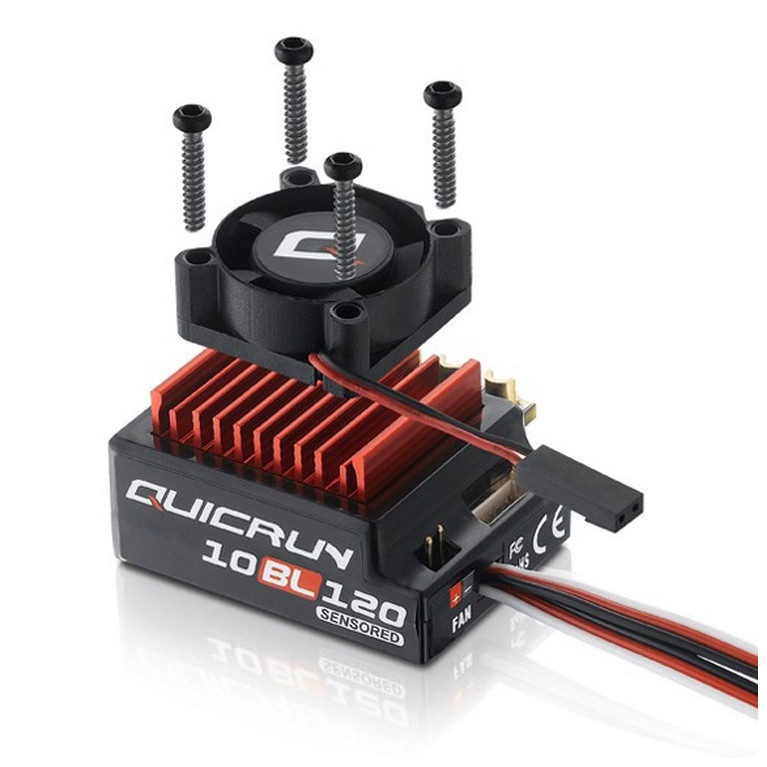 Variateur Brushless 10BL120-SENSORED - 1/10 - HOBBYWING HW30125000