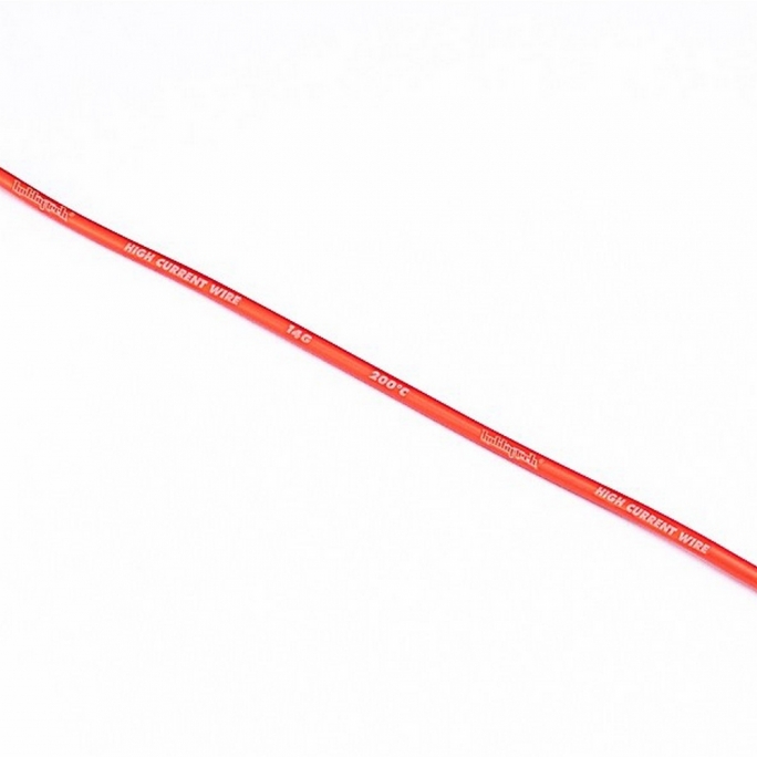 Câble silicone 14AWG Rouge - 1/10 - KONECT KN-130202