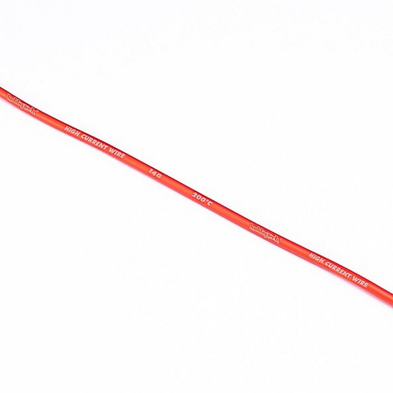 Câble silicone 14AWG Rouge - 1/10 - KONECT KN-130202