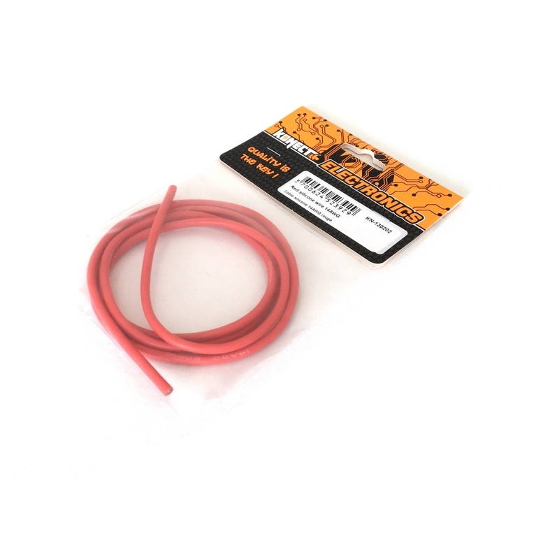 Câble silicone 14AWG Rouge - 1/10 - KONECT KN-130202