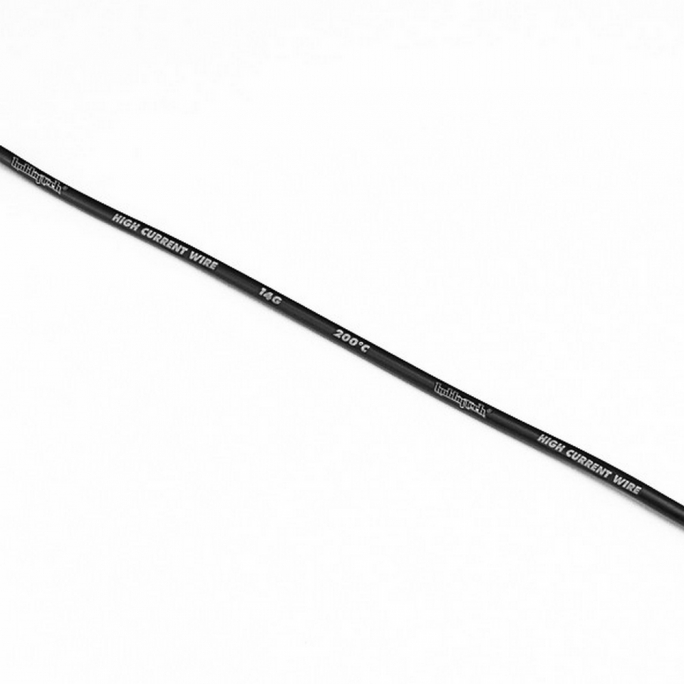 Câble silicone 14AWG Noir - 1/10 - KONECT KN-130201