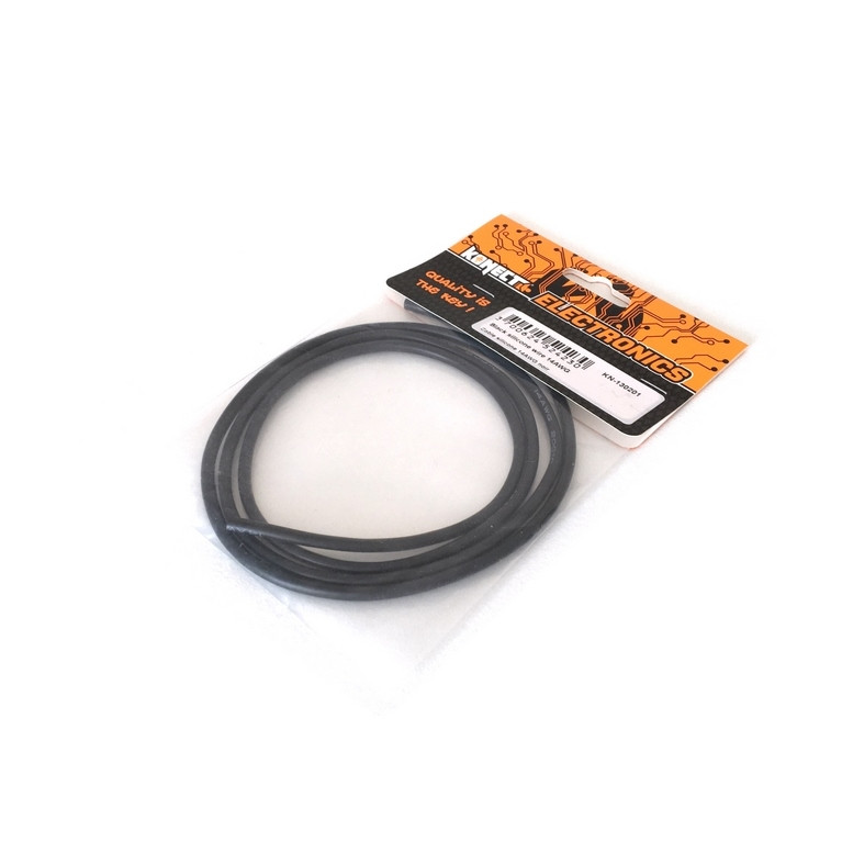 Câble silicone 14AWG Noir - 1/10 - KONECT KN-130201