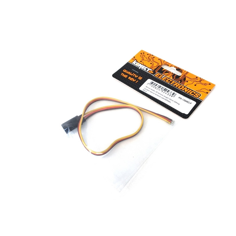 Cordon Servo Femelle Universel 30 cm - 1/10 - KONECT KN-130452-F