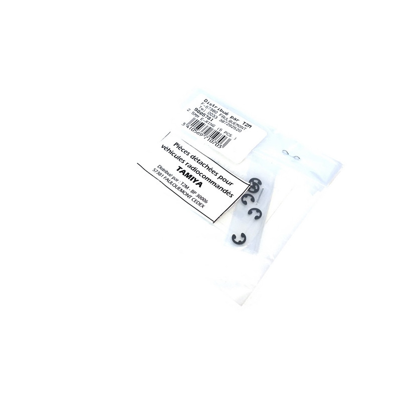 5 Circlips 2.5 mm - 1/10 - TAMIYA 9805781