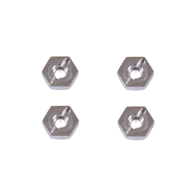 4 Hexagones de roues aluminium Pirate Rocker - 1/8 - T2M T4939/141