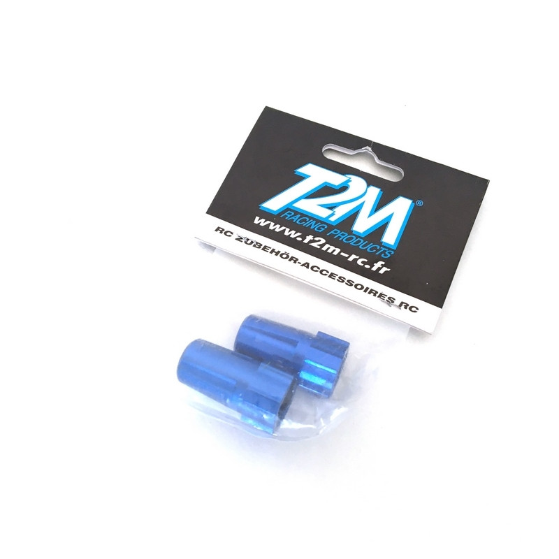 2 Fusées de roue AR aluminium Pirate Rocker - 1/8 - T2M T4939/137