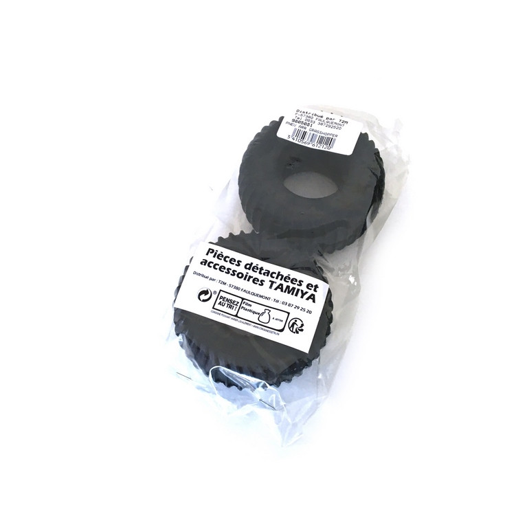 Paire de pneus "pelle" arrière pour Grasshopper - 1/10 - TAMIYA 98050081