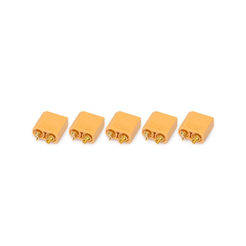5 Prises Type XT90 Mâle - KONECT KN-130327-5M