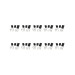 10 Prises Futaba mâle / femelle - KONECT KN-130301-10