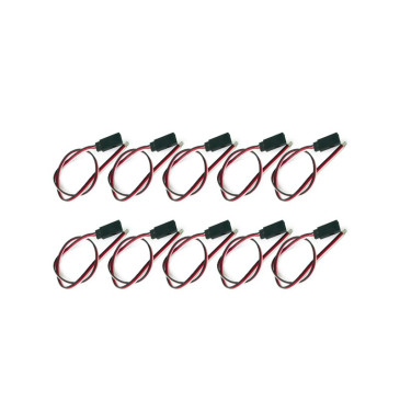 10 cordons servo femelle Futaba 30cm - KONECT KN-130451-10F