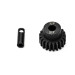 Pignon moteur 32DP Ø5mm + adaptateur 3.17mm 21 dents en acier - 1/10 - KONECT KN-183221