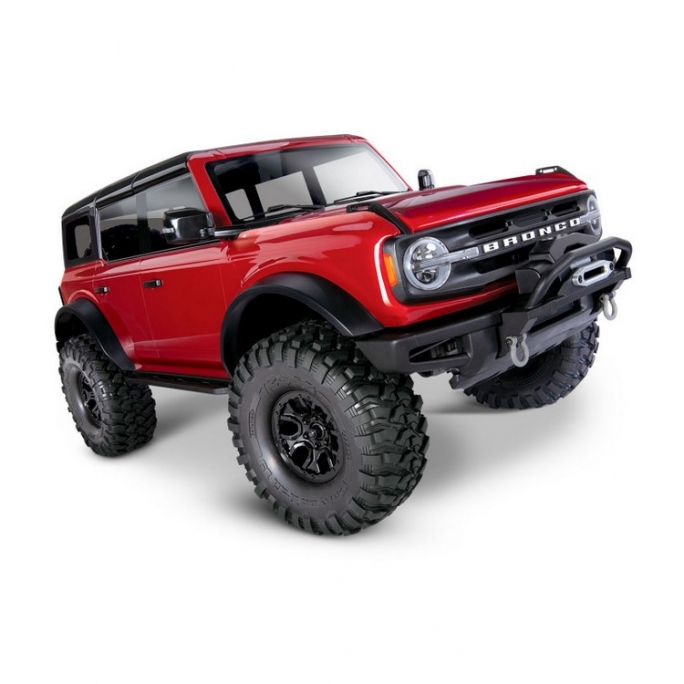 Ford Bronco 2021 TRX-4 Rouge-1/10-TRAXXAS 92076-4RED